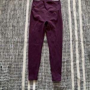 Burgundy Size medium Athletic wear women’s pants compression pants